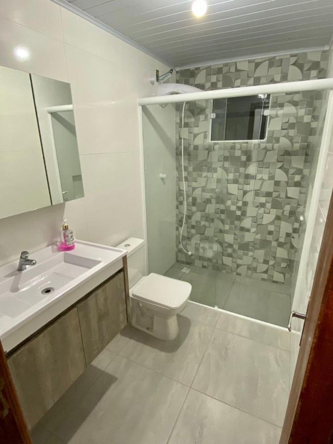 Apartamento em chácara próximo as praias com piscina e quiosque. Sao Francisco do Sul Exterior foto